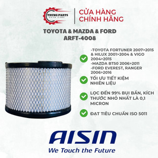 Lọc gió động cơ Toyota - FORTUNER &  HILUX TIGER & VIGO & MAZ BT50 & FOR EVEREST, RANGER mã 17801-0C010 hiệu AISIN