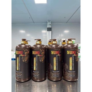   Hàng Chính Hãng  DẦU GỘI xả keratin yuki plus 2000ml chống rụng tóc mềm mượt 