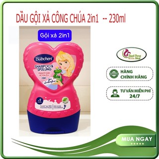   Hàng Đức  Dầu gội xả cho bé Bubchen Tomlige trái tim 2in1 công chúa 