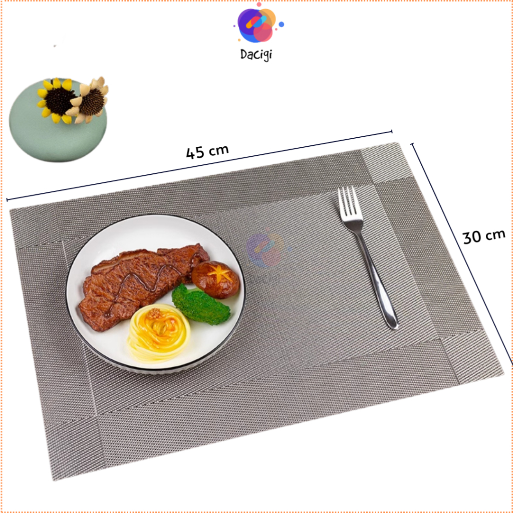 [LOẠI 1] Tấm lót bàn ăn chống trơn chống thấm, Placemat cách nhiệt (chuyên dùng nhà hàng, khách sạn)