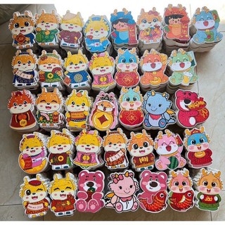 Bao lì xì chibi tết 2024, bao lì xì đỏ truyền thống