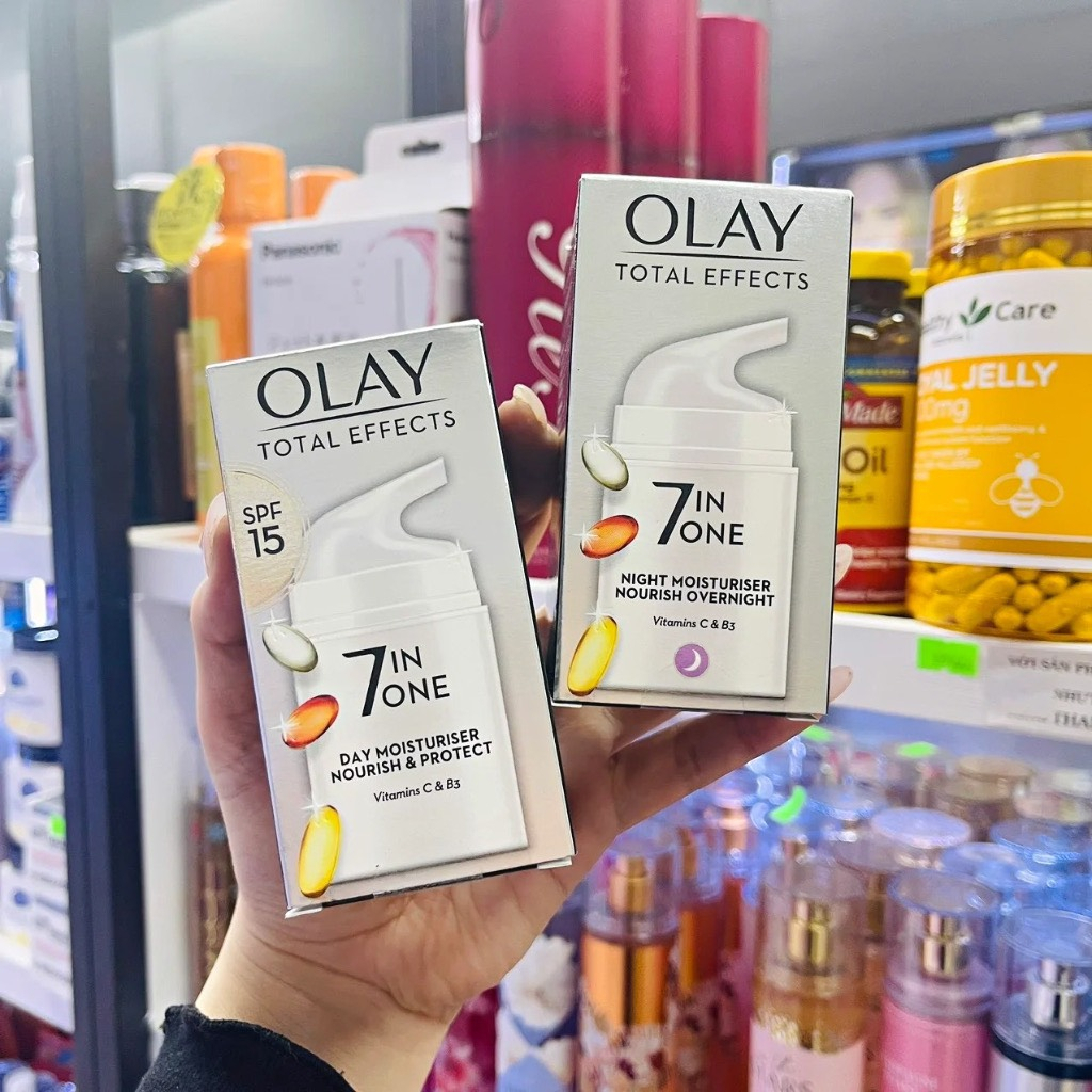 Kem Dưỡng Olay Total Effects 7 In 1 Ngày Và Đêm 50ml chống lão hóa, sáng da chống lão hóa | BigBuy360 - bigbuy360.vn