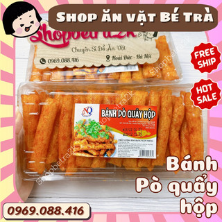 Bánh Pò Quẩy Hộp Ngọc Quỳnh (hộp~320gr~65thanh) đồ ăn vặt tuổi thơ, đồ 1k, Tiệm ăn vặt Bé Trà