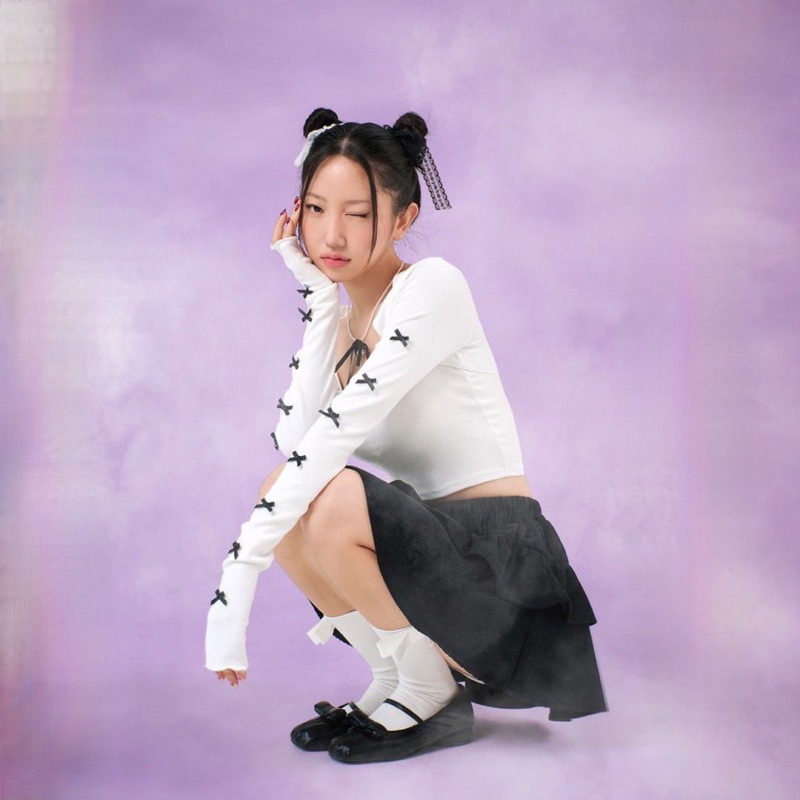 Set áo đính nơ Rachel set