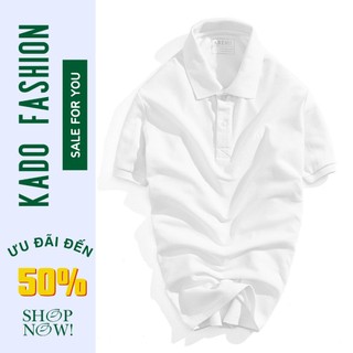 Áo Polo Nam có cổ thêu AR ngực phong cách trẻ trung chất cotton cá sấu dày dặn mặc thoáng mát