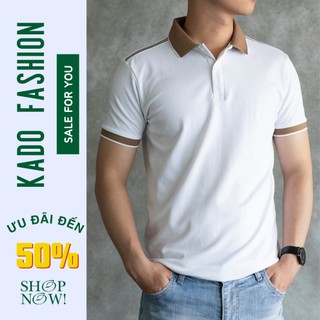 Áo POLO nam cao cấp dáng Hàn tay ngắn cổ bẻ CVC co dãn 4 chiều cao cấp A5