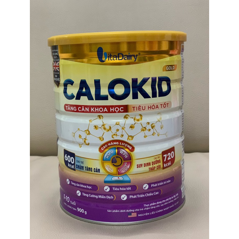 Combo 2 hợp sữa Calokid 1+ Lon 900g (Date mới -A)