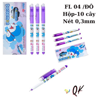 Hộp 10 bút lông kim doraemon fl-04/do