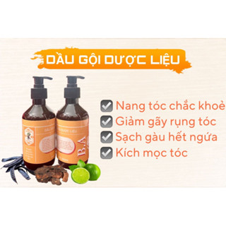 [250ml] Dầu gội dược liệu trị rụng tóc, dầu gội thảo mộc thiên nhiên BA