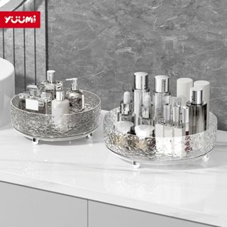 Yuumi để xoay sông băng hộp đựng mỹ phẩm khay đựng mĩ phẩm đựng mỹ phẩm kệ đựng gia vị khay nhựa đựng đồ