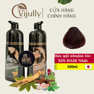 Sin hair - dầu gội phủ bạc sin hair - phủ bạc nhân sâm phủ đen phủ nâu tóc tự nhiên số 1 nhật bản