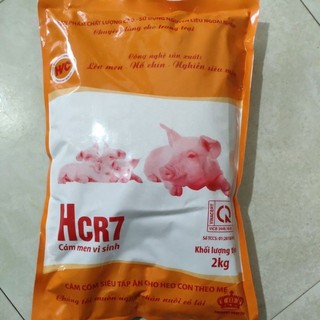 2kg Cám viên tập ăn cho heo con theo mẹ, chó con,cám sữa có men vi sinh phòng tiêu chảy.