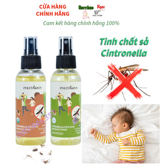 Tinh dầu xịt chống muỗi, côn trùng Phutawan Citronella Thái Lan 100ml