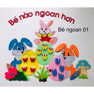 Bảng bé ngoan thỏ bn01