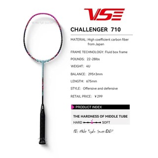 Vợt cầu lông vs venson challenger 710