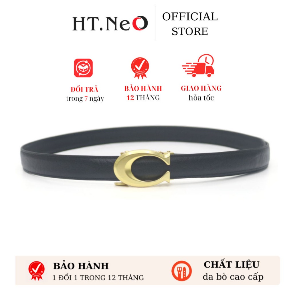 Dây Thắt Lưng Nữ Da Bò Cao Cấp HT.NeO - DL09