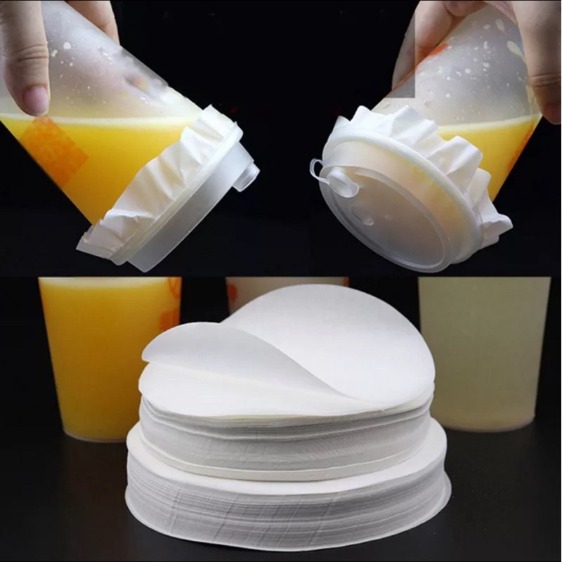 SET 500 tờ giấy nến chống tràn miệng cốc, chống tràn cafe, trà sữa