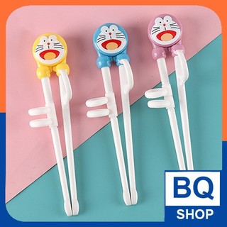 Đũa tập ăn dặm xỏ ngón doremon cho bé yêu bqshop2016