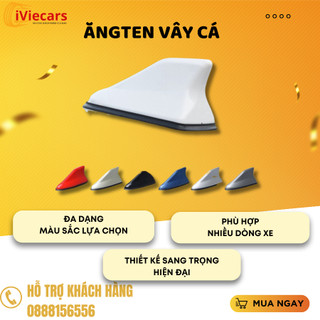 Ăngten Vây Cá Mập Hybrid Đế Cao Su Thu Sóng Radio AM / FM Giá Rẻ Thời Trang