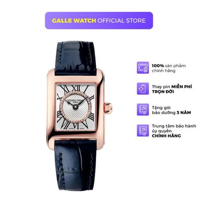 Đồng hồ nữ Frederique Constant FC-200MCDC14 mặt kính Sapphire cao cấp chống nước 3ATM, dây da đeo tay cao cấp chính hãng