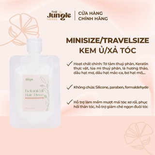 ⚡ FREESHIP⚡ Minisize/Travelsize Kem ủ/xả tóc Handmade Botanical Thảo Mộc Rừng phục hồi hư tổn ủ tóc siêu mượt