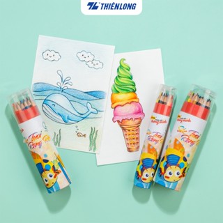 Bút chì màu chuyên nghiệp dạng lon 12/24/36 màu Thiên Long Colokit - Tiêu chuẩn Châu Âu - Có chuốt chì ở nắp hộp