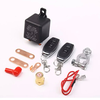 Cắt Mát Ô tô Điều Khiển Từ Xa 12V 200A, Công Tắc Ngắt Điện Bình Ác Quy Xe Con, Xe Tải Có Remote từ xa