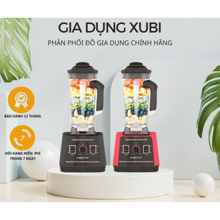Máy xay sinh tố công nghiệp đa năng công suất cao 5000W SOKANY SK-666 dung tích lớn xay cực nhuyễn