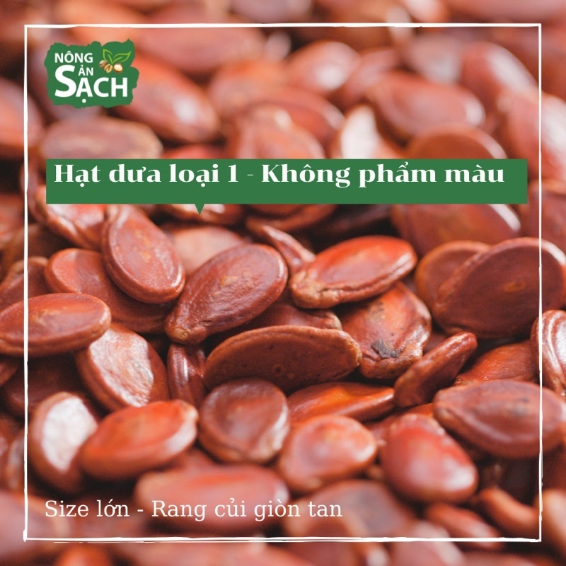 Hạt Dưa Rang Củi - HẠT DƯA KHÔNG PHẨM MÀU