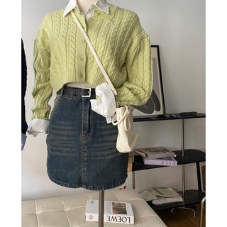 7194 CV JEANS NGẮN KÈM ĐAI