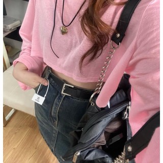 7194 CV JEANS NGẮN KÈM ĐAI