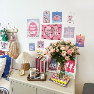Poster dán tường postcard ảnh indie decor aethestic trang trí bàn học phòng ngủ room hàn quốc wall collage blackpink bts