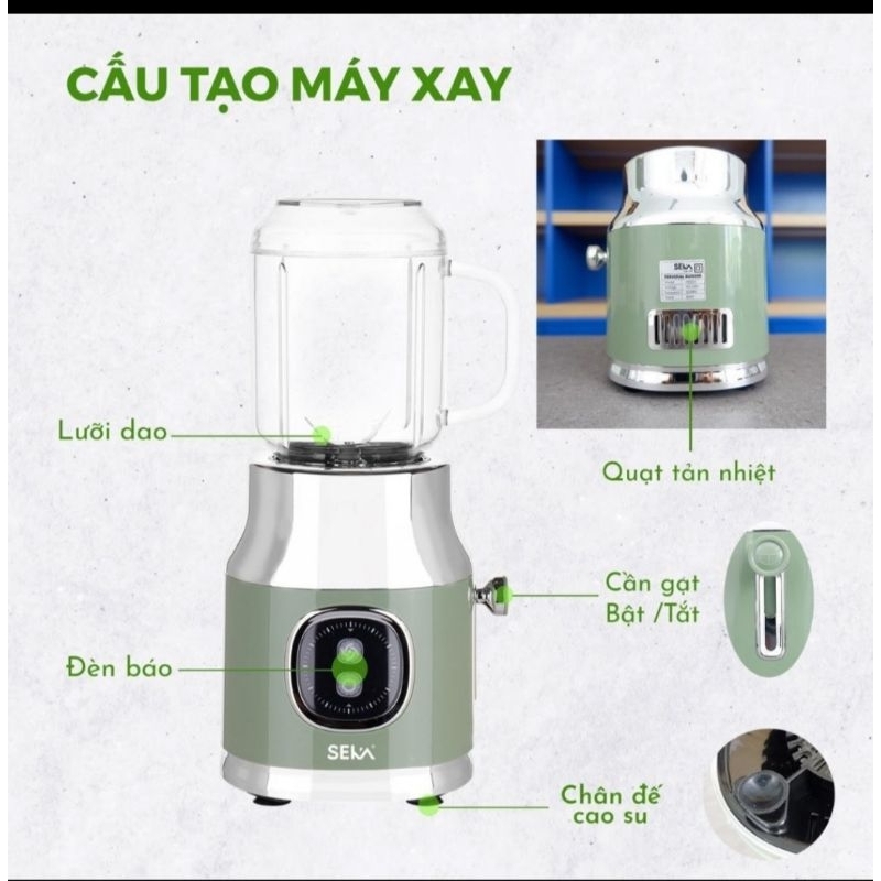 MÁY SAY SINH TỐ SEKA HR2223