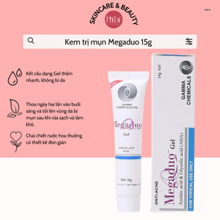 Kem giảm mụn ẩn và thâm gamma megaduo gel plus 15g