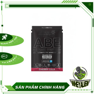 Combo 5 gói dùng thử sample applied nutrition abe pre workout - 1ser - hỗ trợ tăng sức mạnh