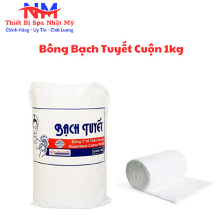 Bông bạch tuyết cuộn 1kg i bông bạch tuyết mềm mịn