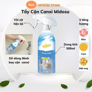 Tẩy cặn canxi nami midosu hương đào loại bỏ vết cặn cứng đầu