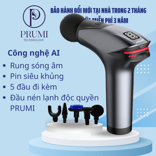 Máy Massage Cầm Tay Cao Cấp PRUMI - Hỗ Trợ Mát Xa Chuyên Sâu, Giảm Đau Cơ, Cứng Khớp - Chính Hãng
