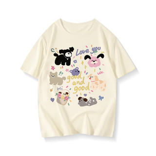Áo thun nữ in hình nhiều họa tiết siêu cute