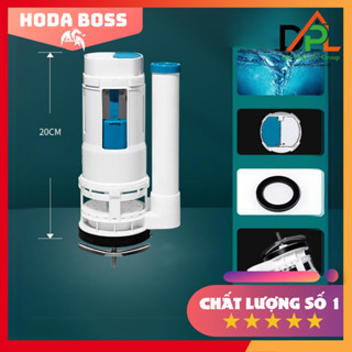 [ GIÁ TỐT NHẤT ] Bộ xả và cột cấp nước bồn cầu liền khối 2 nhấn  cao cấp