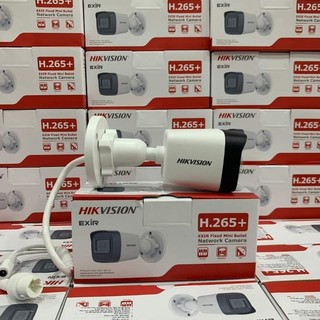 Camera IP hồng ngoại 2.0 Megapixel HIKVISION DS-2CD1021G0-I hỗ trợ cấp nguồn Poe, phù hợp lắp nhà xưởng Bh 2 Năm