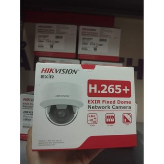 Camera ip dome hồng ngoại 2.0 megapixel hikvision ds-2cd1121g0-i góc rộng, hỗ trợ poe, hình ảnh sắc nét -bh 2 năm