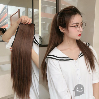 [TÓC GIẢ CAO CẤP] CỘT TÓC GIẢ THẲNG ĐỦ MÀU ĐỦ ĐỘ DÀI CHẤT TƠ CAO CẤP SỈ 35K