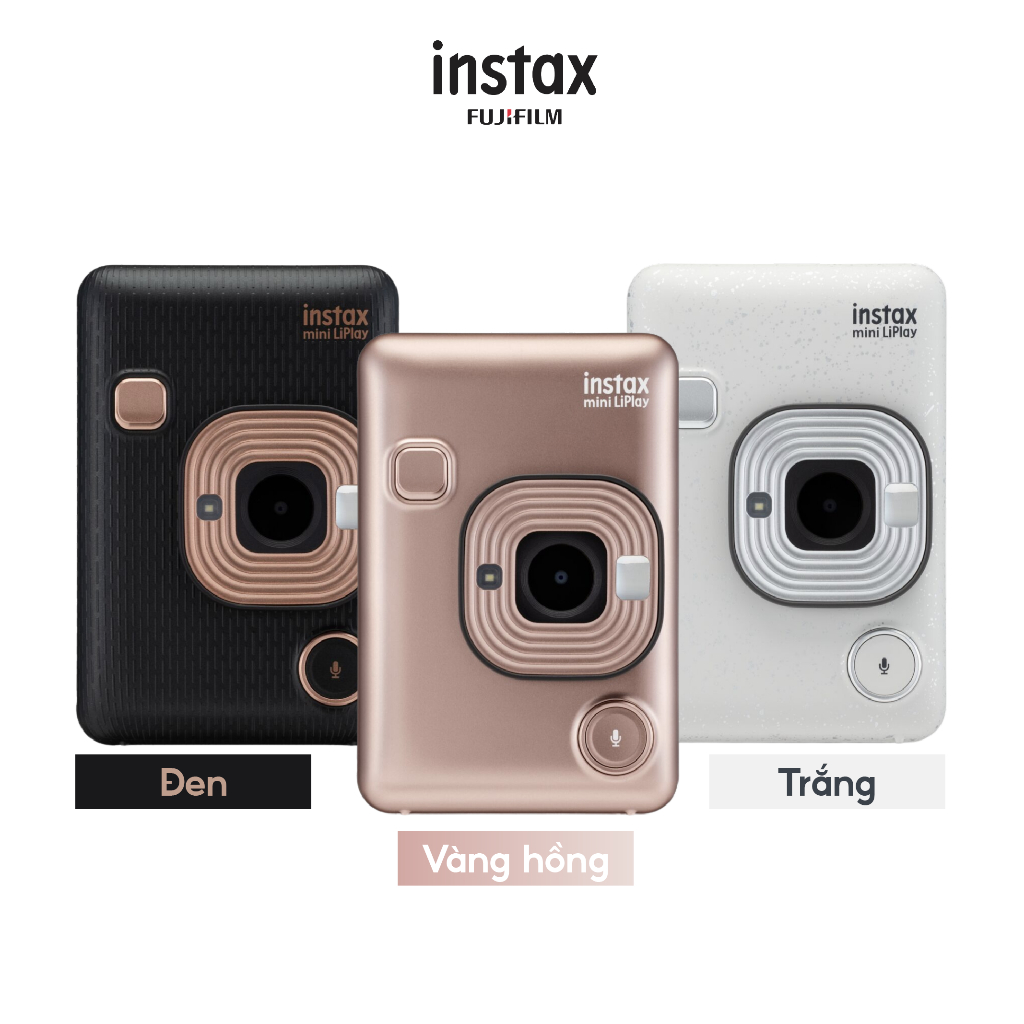 Máy Ảnh Chụp Lấy Liền Instax Fujifilm Mini Liplay - Bảo Hành 12 Tháng