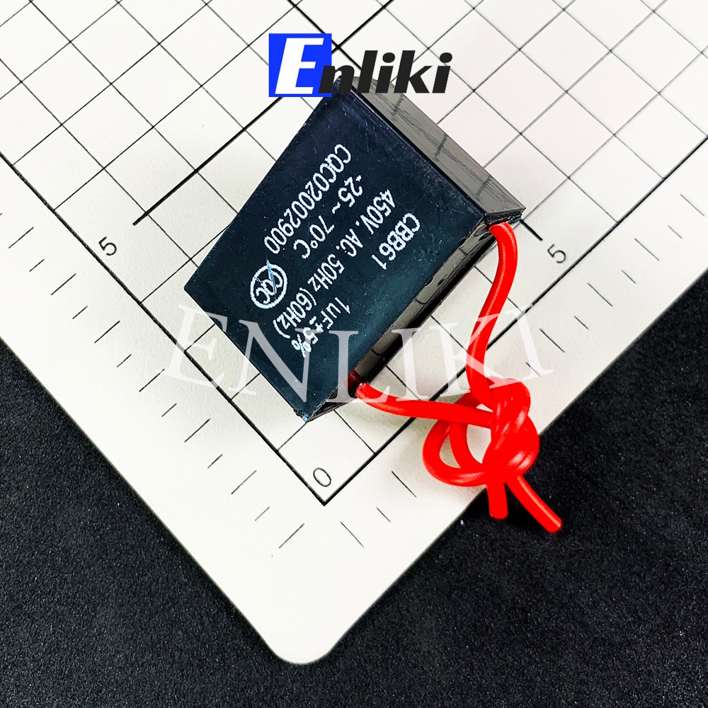 [Mã ELHA22 giảm 5% đơn 300K] Tụ Quạt CBB 450VAC 1uF