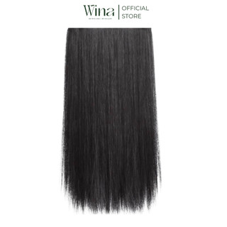 Tóc Giả Kẹp Ngang 5 Kẹp Bằng Tóc Thật WINA Thẳng Dài ( 80gram ) TKT - 019