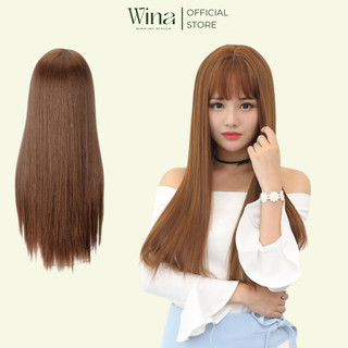 Tóc Giả WINA Nguyên Đầu Dài Thẳng Tơ Cao Cấp W-911