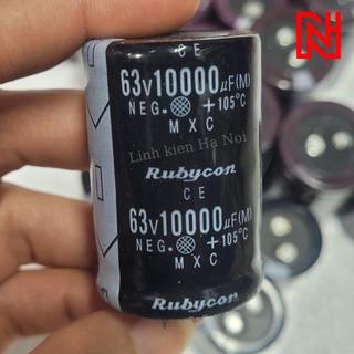 Tụ 63v 10000uf rubycon 4.5*3 cm chất lượng- hàng mới