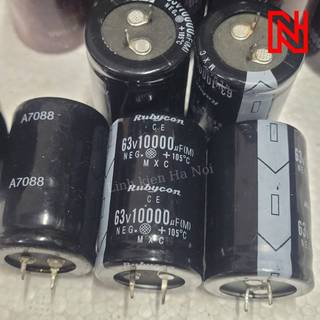 Tụ 63V 10000uf Rubycon 4.5*3 cm chất lượng- Hàng mới