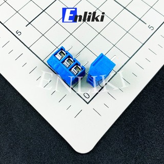 Cầu Đấu Dây Domino Xanh Dương KF301 3P 5mm (Terminal)
